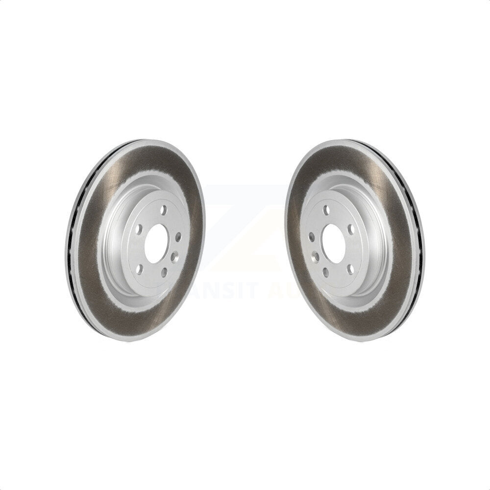 Rear Coated Disc Brake Rotors Pair For Land Rover Jaguar F-Pace Range Velar Discovery Sport I-Pace KG-101728