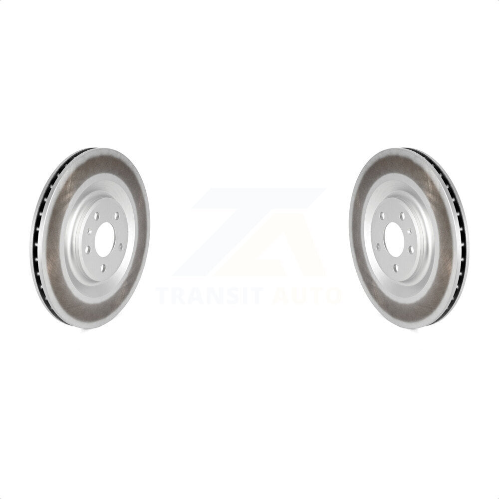 Rear Coated Disc Brake Rotors Pair For Audi Q7 Q8 e-tron Quattro Sportback KG-101731