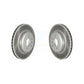 Rear Coated Disc Brake Rotors Pair For BMW 535i 550i xDrive 650i 640i 740Li 740i Gran Coupe GT 740Ld Alpina B6 ActiveHybrid 7 KG-101732