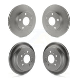 Front Rear Coated Disc Brake Rotors Kit For Pontiac Grand Am Oldsmobile Alero KG-101734