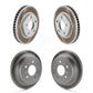 Front Rear Coated Disc Brake Rotors Kit For Buick Century Pontiac Grand Prix Chevrolet Venture Regal Oldsmobile Intrigue Montana Trans Sport KG-101735