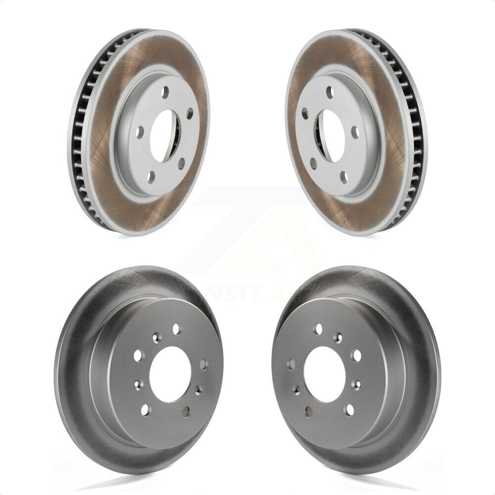 Front Rear Coated Disc Brake Rotors Kit For Buick Century Pontiac Grand Prix Chevrolet Venture Regal Oldsmobile Intrigue Montana Trans Sport KG-101735
