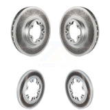 Front Rear Coated Disc Brake Rotors Kit For 2022-2022 Ford Transit-150 Transit-250 Transit-350 With 5 Lug Wheels KG-101755