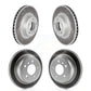 Front Rear Coated Disc Brake Rotors Kit For 2013 BMW 328i Convertible with 3.0L With 340mm Diameter Rotor KG-101767