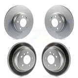 Front Rear Coated Disc Brake Rotors Kit For 2013 BMW 328i Convertible with 3.0L With 330mm Diameter Rotor KG-101769