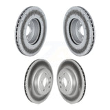 Front Rear Coated Disc Brake Rotors Kit For BMW 335i xDrive 330i 435i 340i Gran Coupe GT 440i With Blue Painted Calipers KG-101771