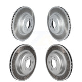 Front Rear Coated Disc Brake Rotors Kit For BMW 335i xDrive 330i 435i 340i Gran Coupe GT 440i With Blue Painted Calipers KG-101774