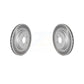 Rear Coated Disc Brake Rotors Pair For Jaguar XE XF KG-101800