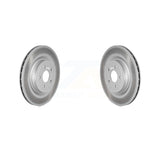 Rear Coated Disc Brake Rotors Pair For Jaguar XE XF KG-101800