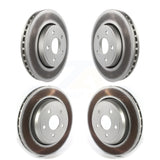 Front Rear Coated Disc Brake Rotors Kit For 2012 Jeep Grand Cherokee 6.4L With 330mm Diameter Rotor KG-101803