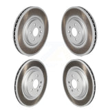 Front Rear Coated Disc Brake Rotors Kit For Jaguar F-Pace I-Pace KG-101809