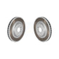Front Coated Disc Brake Rotors Pair For Jaguar F-Pace Land Rover Range Velar I-Pace KG-101810