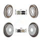 Transit Auto - Front Rear Ceramic Pads And Coated Disc Brake Rotors Kit For 2002-2004 Pontiac Montana FWD with rear brakes KGA-105233