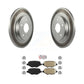 Transit Auto - Rear Coated Disc Brake Rotors And Ceramic Pads Kit For Dodge Grand Caravan Chrysler Town & Country Journey Ram C/V Volkswagen Routan KGA-105362