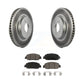 Transit Auto - Front Coated Disc Brake Rotors And Ceramic Pads Kit For Honda Accord KGC-100031