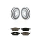 Transit Auto - Front Coated Disc Brake Rotors And Ceramic Pads Kit For Ford Escape Connect Lincoln MKC KGC-100066