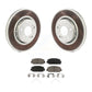 Transit Auto - Front Coated Disc Brake Rotors And Ceramic Pads Kit For Acura RLX KGC-100079