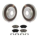 Transit Auto - Front Coated Disc Brake Rotors And Ceramic Pads Kit For 2014-2019 Ford Fiesta ST KGC-100105