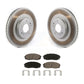 Transit Auto - Front Coated Disc Brake Rotors And Ceramic Pads Kit For 2015-2020 Kia Sedona KGC-100113
