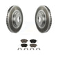Transit Auto - Front Coated Disc Brake Rotors And Ceramic Pads Kit For Nissan Altima Murano Maxima INFINITI FX35 FX45 KGC-100122
