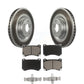 Transit Auto - Front Coated Disc Brake Rotors And Ceramic Pads Kit For Hyundai Genesis Equus KGC-100154