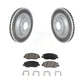 Transit Auto - Front Coated Disc Brake Rotors And Ceramic Pads Kit For 2009-2011 Hyundai Genesis 3.8L KGC-100155
