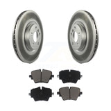 Transit Auto - Front Coated Disc Brake Rotors And Ceramic Pads Kit For BMW X1 Mini Cooper Countryman X2 228i xDrive Gran Coupe KGC-100168