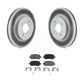 Transit Auto - Front Coated Disc Brake Rotors And Ceramic Pads Kit For Chevrolet Cobalt Saturn Ion Pontiac G5 Pursuit KGC-100189