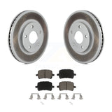 Transit Auto - Front Coated Disc Brake Rotors And Ceramic Pads Kit For Chevrolet HHR KGC-100191