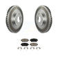 Transit Auto - Front Coated Disc Brake Rotors And Ceramic Pads Kit For 2004-2006 Lexus ES330 KGC-100230