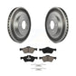 Transit Auto - Front Coated Disc Brake Rotors And Ceramic Pads Kit For Ford Escape Mercury Mariner KGC-100256