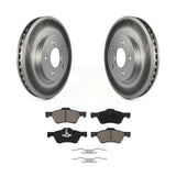 Transit Auto - Front Coated Disc Brake Rotors And Ceramic Pads Kit For Ford Escape Mercury Mariner KGC-100256