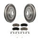 Transit Auto - Front Coated Disc Brake Rotors And Ceramic Pads Kit For 2009-2014 2016-2022 Nissan Maxima KGC-100272