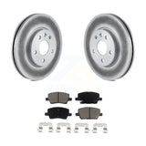 Transit Auto - Front Coated Disc Brake Rotors And Ceramic Pads Kit For 2018-2020 Chevrolet Sonic KGC-100385