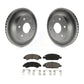 Transit Auto - Front Coated Disc Brake Rotors And Ceramic Pads Kit For 2007 GMC Sierra 1500 rear brakes KGC-100429
