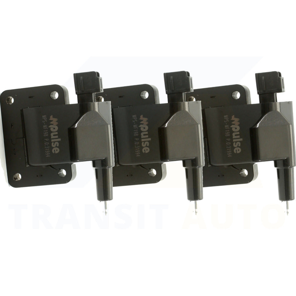Mpulse Ignition Coil Kit For Dodge Ram 1500 Jeep Dakota Durango 2500 Wrangler Cherokee 3500 Grand Van B1500 B3500 B2500 TJ 4000 Ramcharger KMP-100344