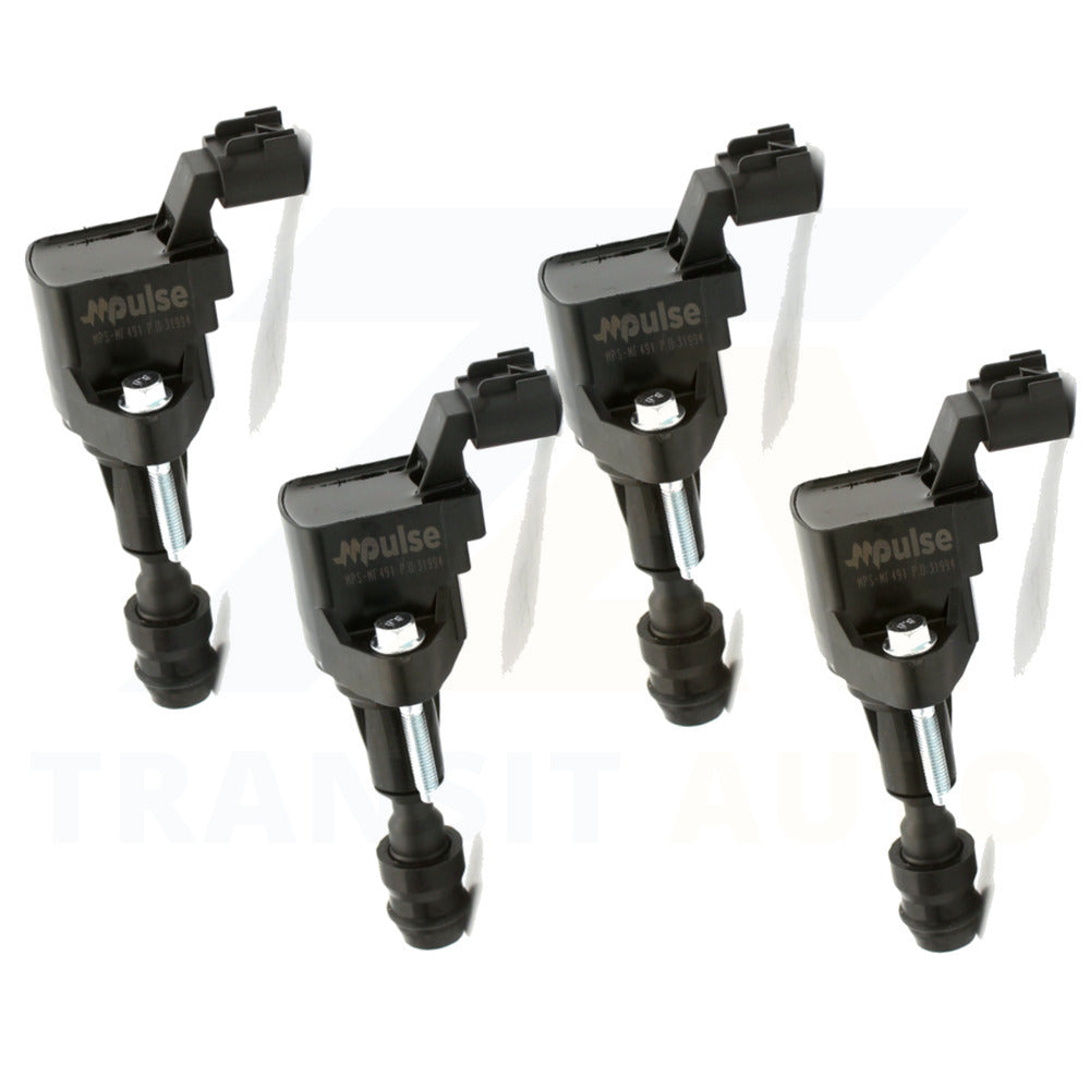 Mpulse Ignition Coil Kit For Chevrolet Equinox Malibu GMC Terrain Buick Cobalt Pontiac Saturn G6 HHR LaCrosse Verano Vue Regal Aura Ion Captiva Sport G5 Solstice Sky Saab 9-5 G4 Orlando KMP-100391