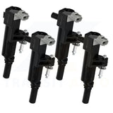 Mpulse Ignition Coil Kit For Ram 1500 Jeep Dodge Liberty Grand Cherokee Nitro Dakota Commander Durango Mitsubishi Raider KMP-100412