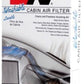 K&N 05-15 Nissan Frontier, Mid-size Pickups & SUVs Cabin Air Filter - 2 per Box