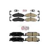AmeriBRAKES Front Rear Ceramic Disc Brake Pads Kit For Chevrolet Corvette Cadillac XLR KNF-100050