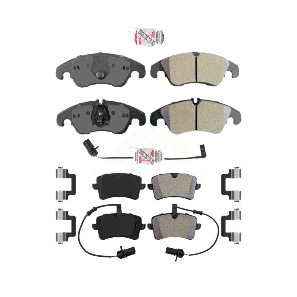 AmeriBRAKES Front Rear Semi-Metallic Disc Brake Pads Kit For Audi A6 Quattro A7 KNF-100140