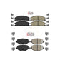 AmeriBRAKES Front Rear Ceramic Disc Brake Pads Kit For Ford Explorer Police Interceptor Utility Lincoln MKS Flex Taurus MKT KNF-100154