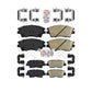 AmeriBRAKES Front Rear Ceramic Disc Brake Pads Kit For Hyundai Tucson Kia Sportage KNF-100187