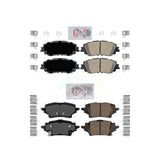 AmeriBRAKES Front Rear Ceramic Disc Brake Pads Kit For 2019 Toyota C-HR From 06 2018 Vehicles Manufactured In Japan KNF-100200