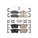 AmeriBRAKES Front Rear Ceramic Disc Brake Pads Kit For Honda Accord Acura TL Civic TSX RL CL KNF-100212