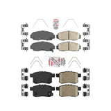 AmeriBRAKES Front Rear Ceramic Disc Brake Pads Kit For Honda Accord Acura TSX KNF-100219