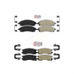AmeriBRAKES Front Rear Semi-Metallic Disc Brake Pads Kit For 2004 Pontiac Bonneville GXP KNF-100254