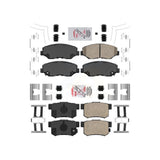 AmeriBRAKES Front Rear Ceramic Disc Brake Pads Kit For Honda Civic Acura ILX KNF-100302