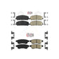 AmeriBRAKES Front Rear Ceramic Disc Brake Pads Kit For Suzuki Equator KNF-100441