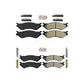 AmeriBRAKES Front Rear Semi-Metallic Disc Brake Pads Kit For 2004 Ford F-150 Heritage With 8 Lug Wheels KNF-100478